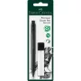Kumikynä Faber-Castell Precision Pen pyyhekumi muovi musta, 1 kpl