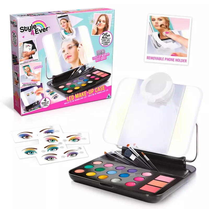 Makeup-setti Canal Toys STYLE 4 EVER LED-valaistuksella