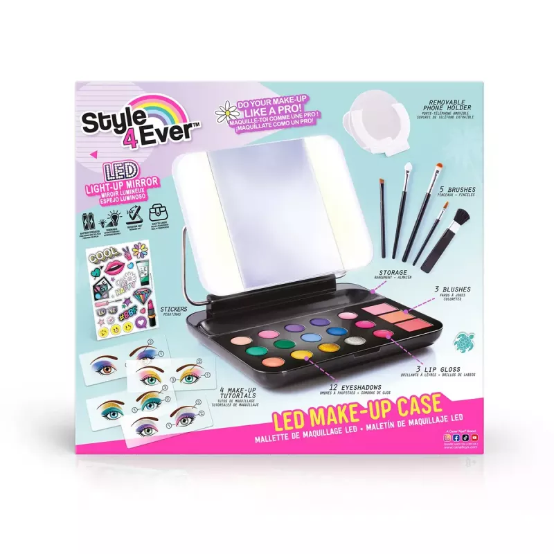 Makeup-setti Canal Toys STYLE 4 EVER LED-valaistuksella