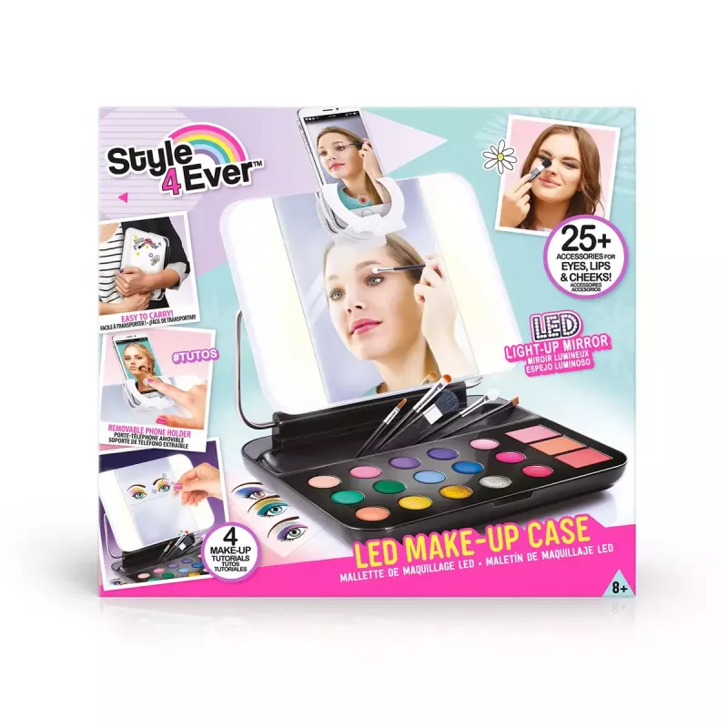 Makeup-setti Canal Toys STYLE 4 EVER LED-valaistuksella