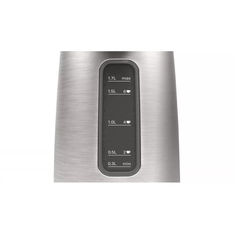 Bosch TWK5P480 vedenkeitin 1,7 L 2400 W musta, ruostumaton teräs