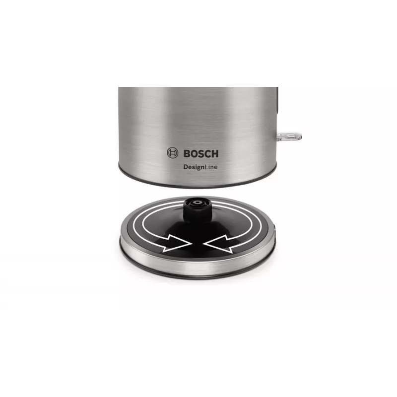 Bosch TWK5P480 vedenkeitin 1,7 L 2400 W musta, ruostumaton teräs