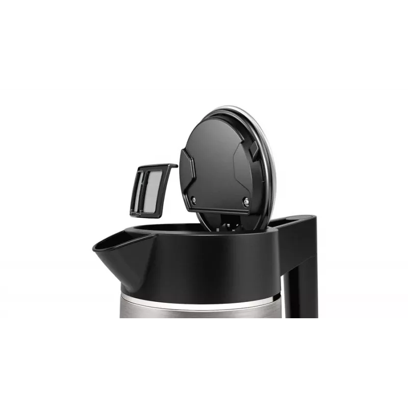 Bosch TWK5P480 vedenkeitin 1,7 L 2400 W musta, ruostumaton teräs