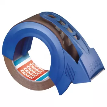 Pakkausnauha Tesa tesapack Solid and Strong PP 66 m × 50 mm ja leikkuri