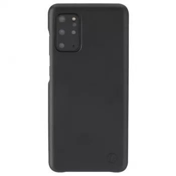 Hama Essential Line Finest Sense takakansi Samsung Galaxy S20+ / S20+ 5G -puhelimelle, keinonahka, musta
