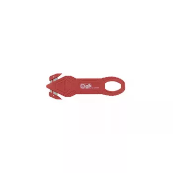 Wedo kalvoleikkuri punainen Wedo 44 mm leveys 132 mm pituus 4 mm paksuus