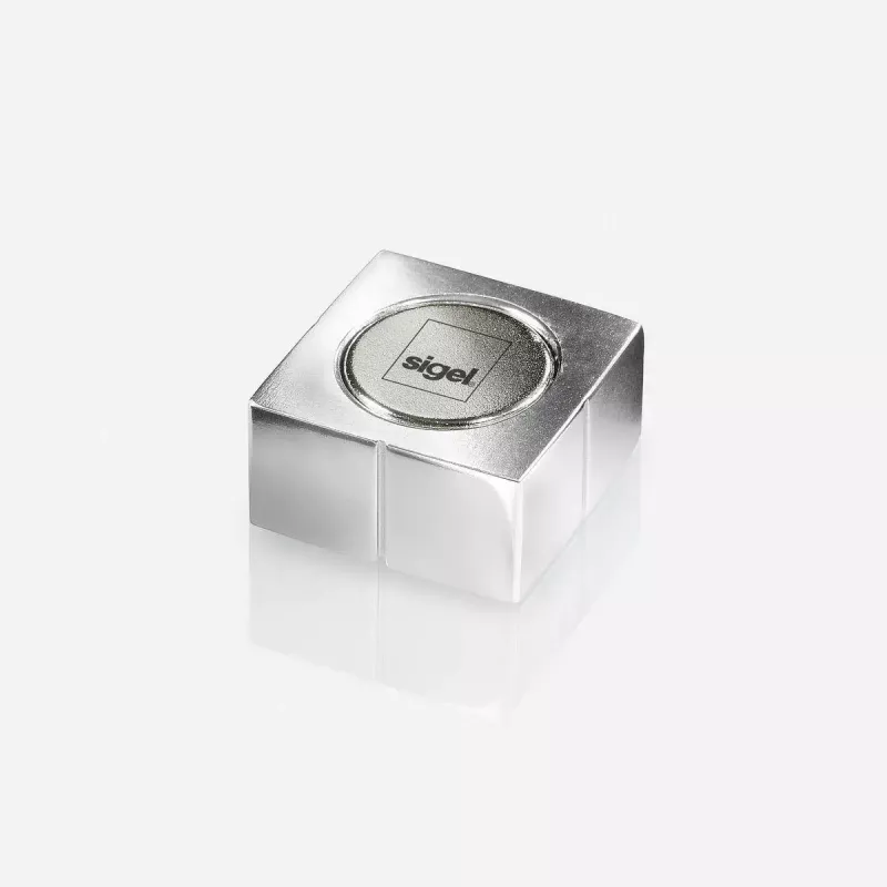 Askartelumagneetti neliö Sigel BA705 neodyymi hopea 20x20x10mm