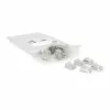 ACT CAT6A läpivienti suojattu modulaarinen RJ45-liitin kultakontaktit hopea läpinäkyvä