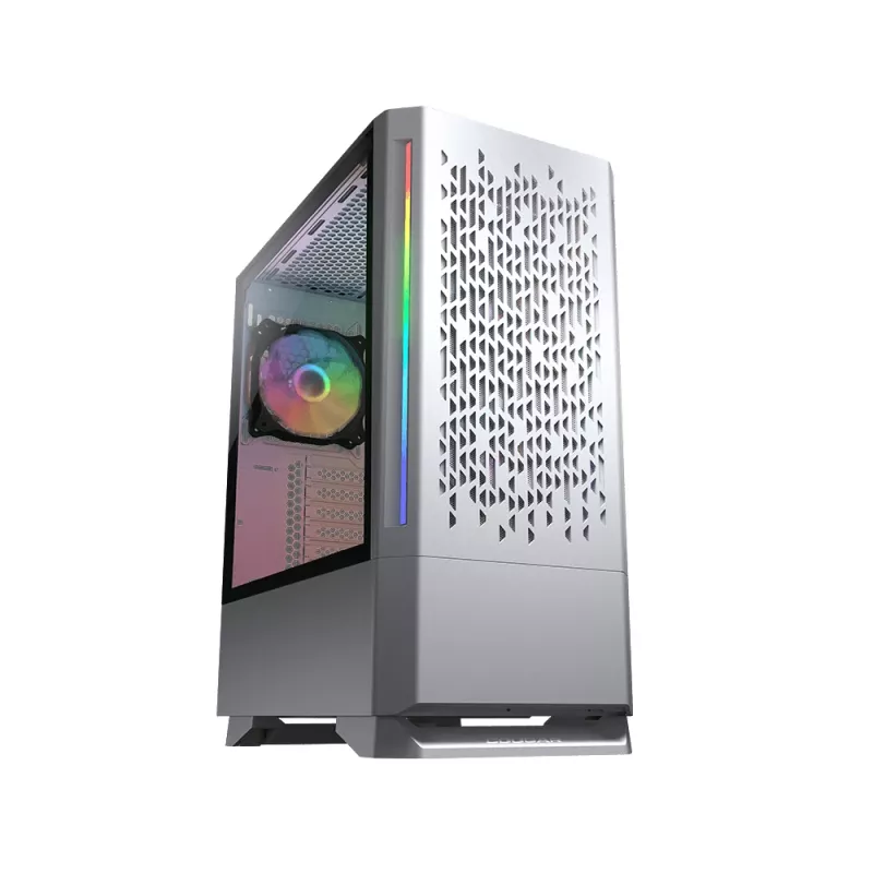 PC-kotelo COUGAR pelikotelo MX430 Air RGB valkoinen midi tower