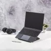 Hama Rotation kannettavan tietokoneen teline, käännettävä 360°, 8-portainen kallistus, enintään 39,6 cm (15,6 tuumaa), musta