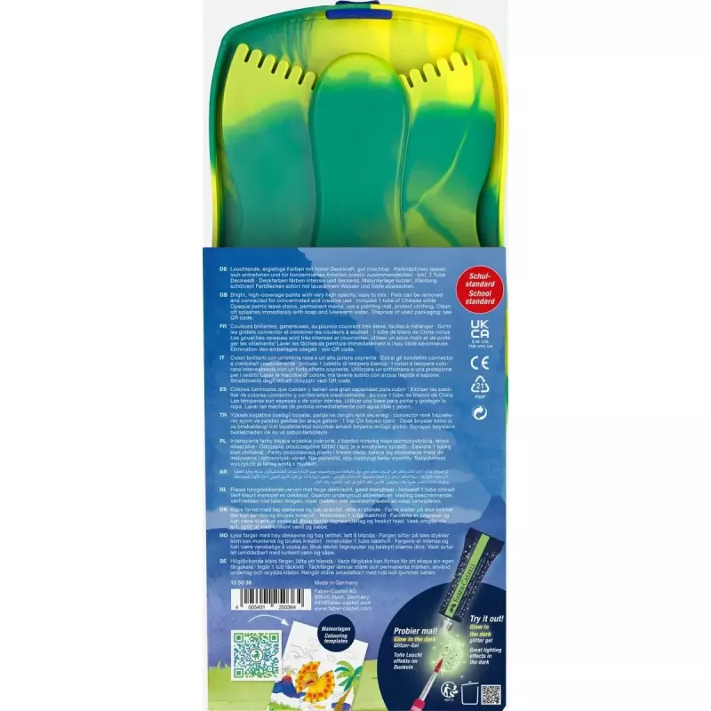 Väri Faber-Castell 125036 lajitellut värit kova monivärinen