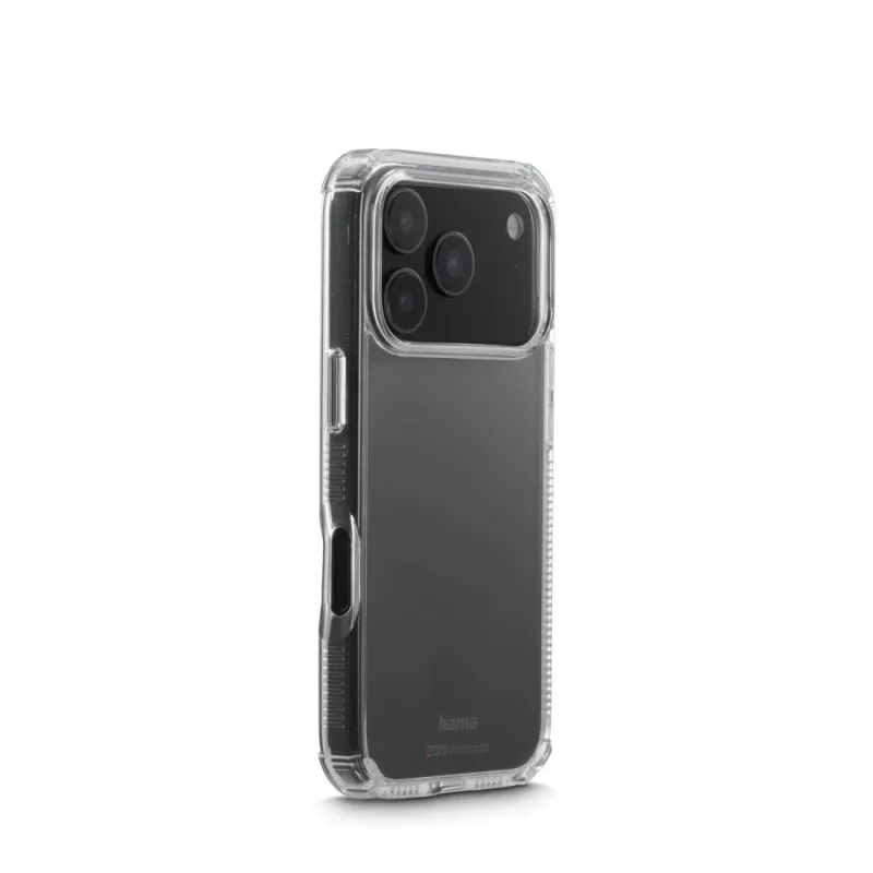 Hama Extreme Protect 00232395 puhelinkuori Apple iPhone 17 Pro -puhelimelle, läpinäkyvä