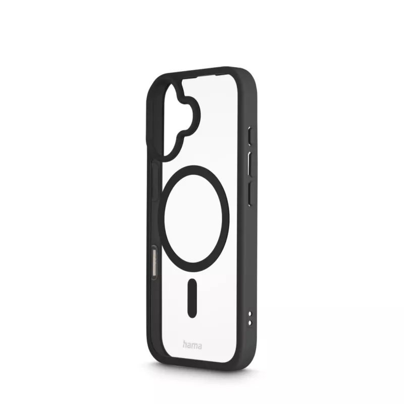 Hama Frame Protect 00232381 magneettinen puhelinkuori Apple iPhone 17 -puhelimelle, läpinäkyvä/musta