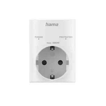 Hama 00223324 verkkovirtasovitin Type F valkoinen
