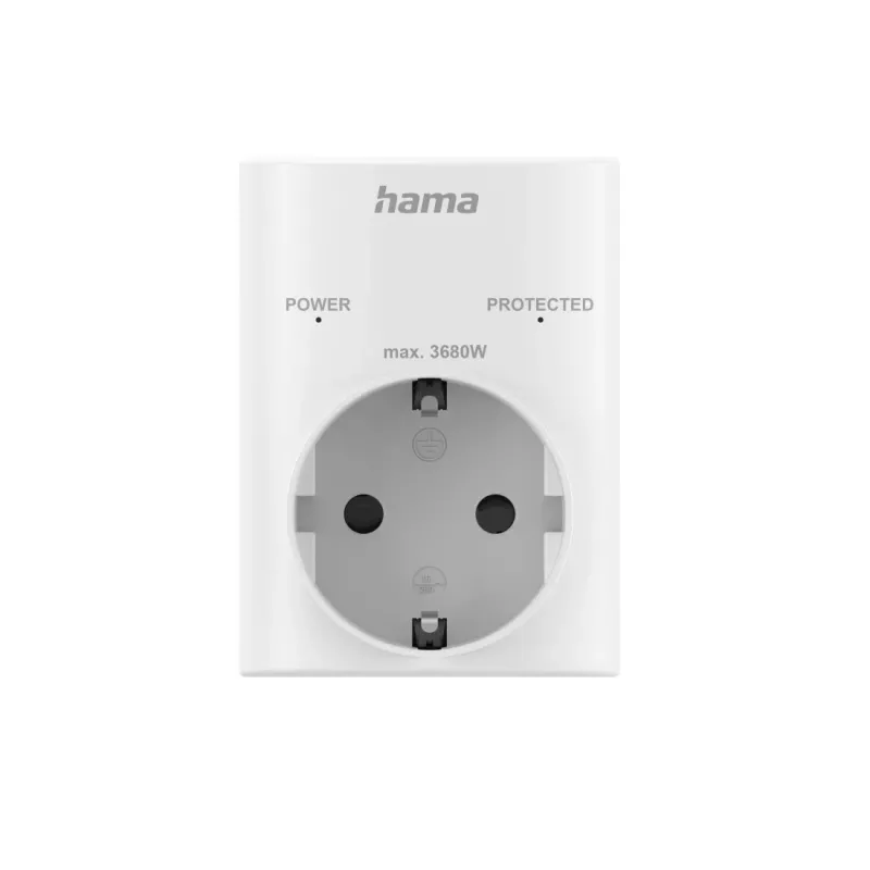 Hama 00223324 verkkovirtasovitin tyyppi F valkoinen