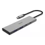 Hama 00200147 USB-keskitin USB Type-C 10000 Mbit/s harmaa