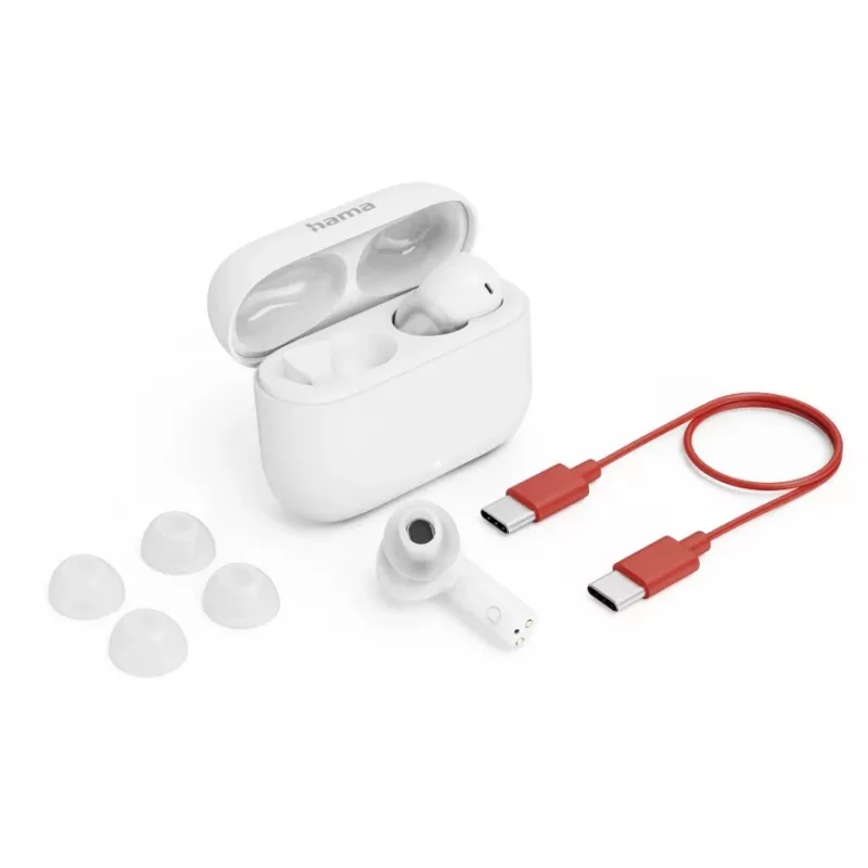Hama Passion Clear II Headset True Wireless Stereo (TWS) in-ear puhelut/musiikki Bluetooth valkoinen
