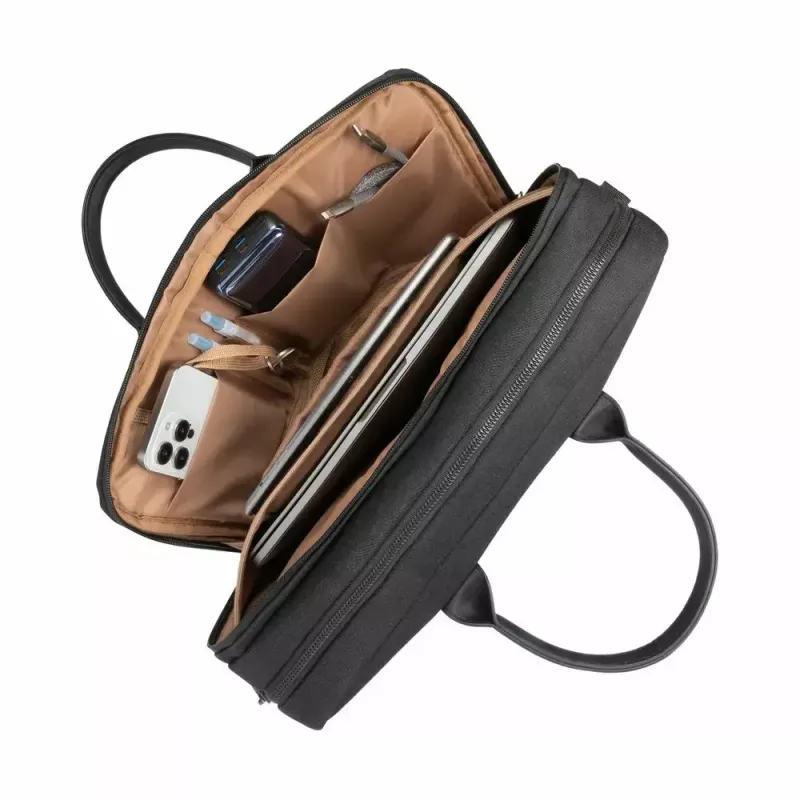 Rivacase 8134 Clark -kannettavan tietokoneen laukku 39,6 cm (15,6 tuumaa), musta