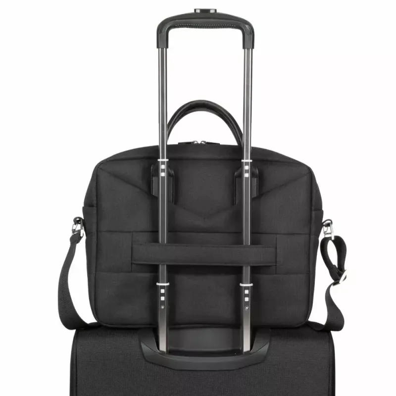 Rivacase 8134 Clark -kannettavan tietokoneen laukku 39,6 cm (15,6 tuumaa), musta