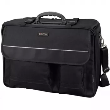 Kannettavalaukku Lightpak 46008 43,2 cm (17 tuumaa) musta