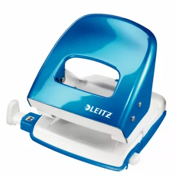 Leitz rei'itin WOW 5008 metalli 2-reikäinen / 30 arkkia, 30 arkkia, sininen, 8 cm, 5,5 mm, 107 x 137 x 100 mm, 10 vuosi/vuotta