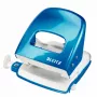 Leitz rei'itin WOW 5008 metalli 2-reikäinen / 30 arkkia, 30 arkkia, sininen, 8 cm, 5,5 mm, 107 x 137 x 100 mm, 10 vuosi/vuotta