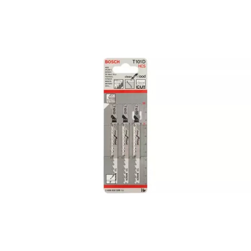 Pistosahanterä Bosch T 101 D Clean puulle