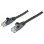 Intellinet verkkopatch-kaapeli, Cat6, 20 m, musta, CCA, U/UTP, PVC, RJ45, kullatut koskettimet, snagless, vedonpoistolla, elinikäinen takuu