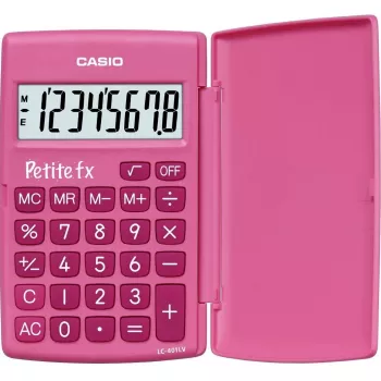 Peruslaskin Casio Petite FX tasku perus pinkki