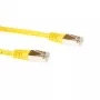 ACT keltainen 2 metrin F/UTP CAT5E verkkokaapeli RJ45-liittimillä