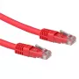 ACT Punainen 3 metrin LSZH U/UTP CAT6A -verkkokaapeli RJ45-liittimillä