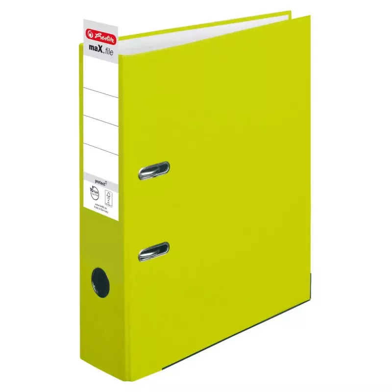 Herlitz maX.file rengaskansio A4 vihreä polypropyleeni FSC