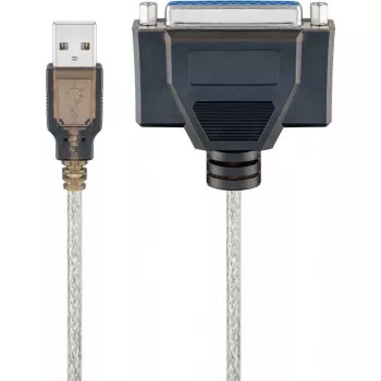 USB-tulostinkaapeli Goobay 95433 läpinäkyvä 1,5 m