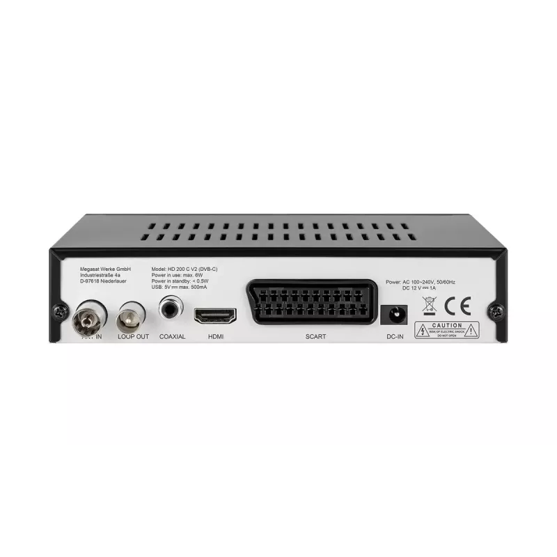 Kaapelivastaanotin Megasat HD 200C V2