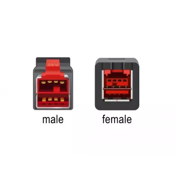 Aktiivinen USB-jatkokaapeli DeLOCK 85986 24 V 2 m musta
