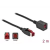 Aktiivinen USB-jatkokaapeli DeLOCK 85986 24 V 2 m musta