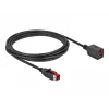 Powered USB -jatkokaapeli DeLOCK 85987 24 V 3 m musta
