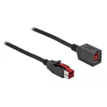 Aktiivinen USB-jatkokaapeli DeLOCK 85988 24 V 4 m musta