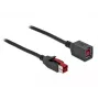 Aktiivinen USB-jatkokaapeli DeLOCK 85988 24 V 4 m musta