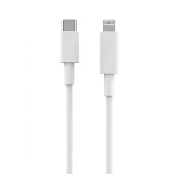 Lightning-kaapeli 2GO 795848 1 m USB C - Lightning valkoinen
