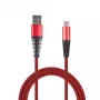 USB-kaapeli 2GO 795947 USB 3.2 Gen 1 1 m USB B - USB C punainen