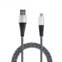 USB-kaapeli 2GO 795953 USB 3.2 Gen 1 1 m USB B - USB C hopea