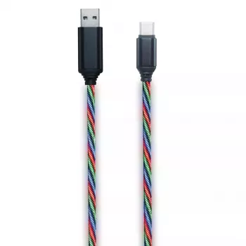 USB-kaapeli 2GO 797146 1 m USB B - USB C monivärinen