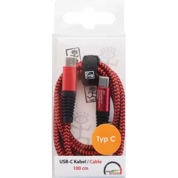 USB-kaapeli 2GO 797195 USB 3.2 Gen 1 1 m USB C punainen