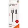 USB-kaapeli 2GO 795812 USB 3.2 Gen 1 1 m USB B - USB C harmaa