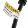 ACT virtajohto C14 - Type F -pistorasia (max. virta 10A) musta 0,6 m