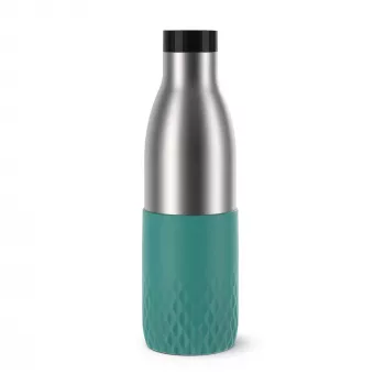 EMSA Bludrop Sleeve N31112 päivittäiskäyttöön 700 ml ruostumaton teräs vihreä, ruostumaton teräs
