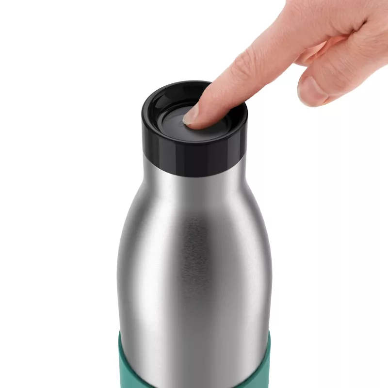 EMSA Bludrop Sleeve N31112 päivittäiskäyttöön 700 ml ruostumaton teräs vihreä, ruostumaton teräs