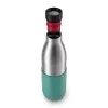 EMSA Bludrop Sleeve N31112 päivittäiskäyttöön 700 ml ruostumaton teräs vihreä, ruostumaton teräs