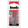 kwb INDUSTRIAL STEEL BITS 50 MM TORX T15 3 kpl
